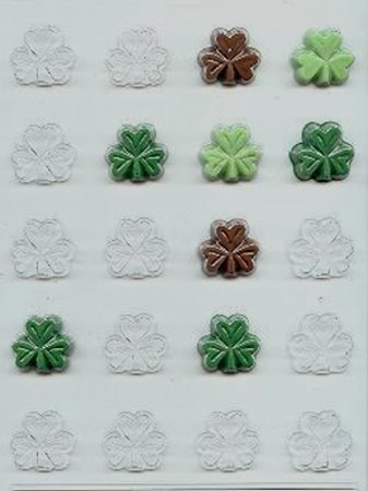Bite Size Shamrock Candy Mold