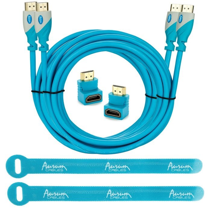 Aurum Pro Series - Pack of 3 High Speed HDMI Cable (10 Ft) with Ethernet - Supports 3D & Audio Return Channel... N15