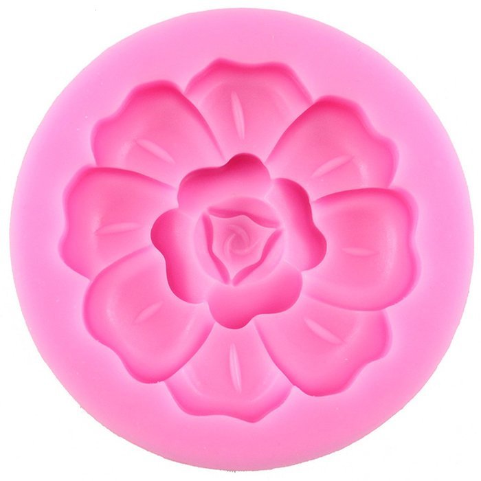 Mujiang Flower Polymer Sugar Chocolate Silicone Fondant Molds N3