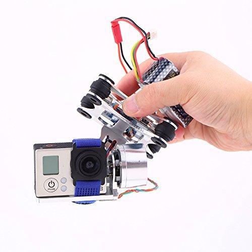 RioRand&reg; DJI Phantom Gopro 2 3 CNC Metal Brushless Camera Gimbal w/ V2.3B5 Controller RR-009901 N6