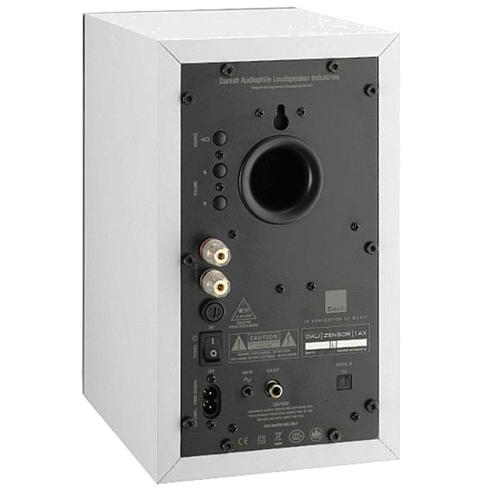Dali Zensor 1 AX Active Compact Bookshelf Speakers (Pair, White) N2