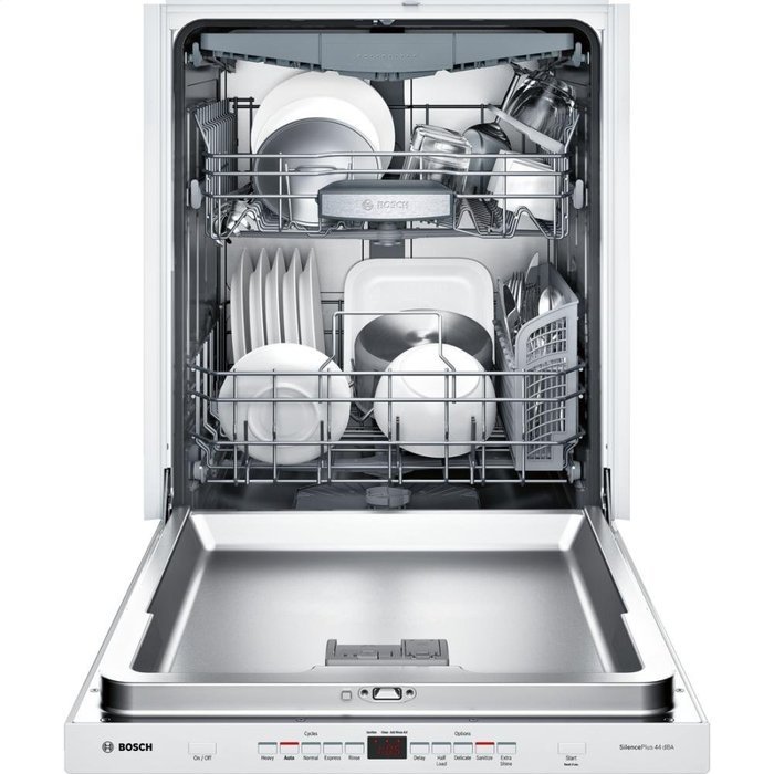 Bosch SHP65T52UC 500 24" White Fully Integrated Dishwasher - Energy Star N3