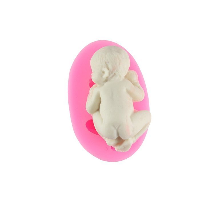 WYD Lovely Sleeping Baby Silicone Cake Mold Fondant Tools Chocolate Molds, Silicone Molds, Soap Molds, Silicone... N2