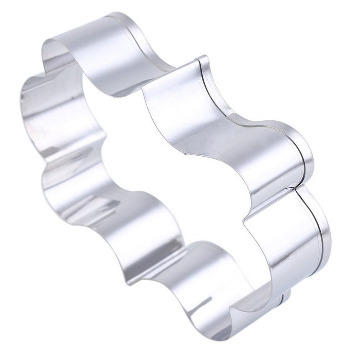 GuangSam New Brand 1pc Plaque Frame Cookies Biscuit Mold Fondant Cake Chocolate Decorating Cutter Mould (Rectangle) N6