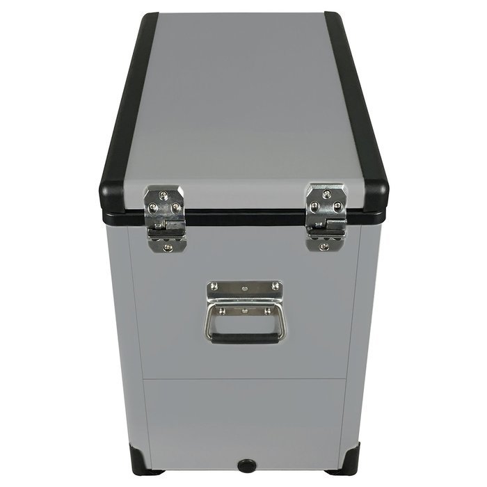 Whynter FM-452SG Elite 45 quart Slim Fit Portable Freezer/Refrigerator with 12V Option, Gray N10