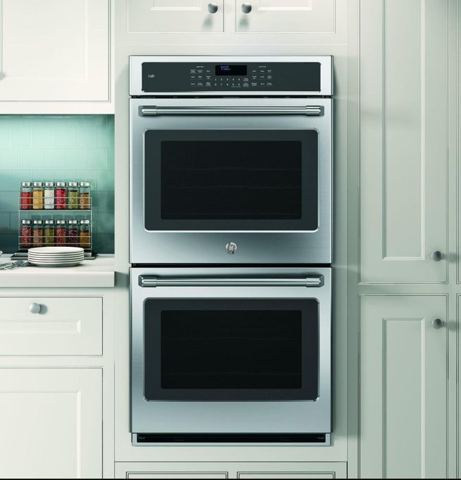 GE CK7500SHSS Cafe 27" Stainless Steel Electric Double Wall Oven - Convection N5