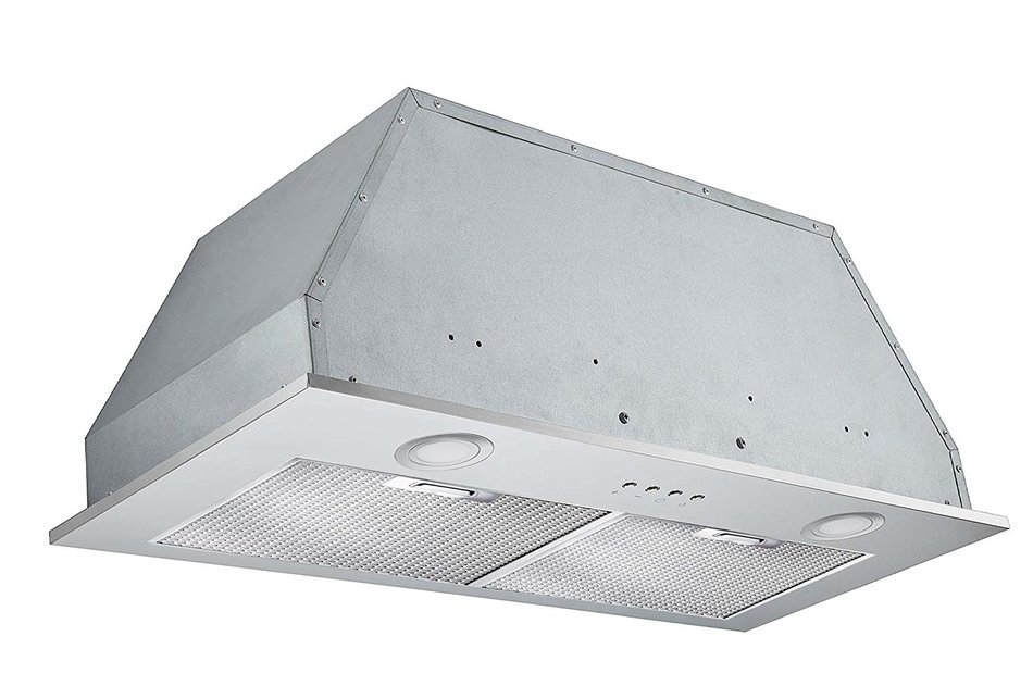 Ancona Inserta Plus Built-In Range Hood, 36-Inch, Stainless Steel N9