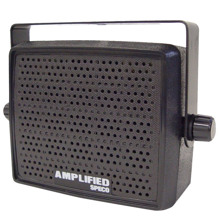 SPECO Tech AES4 10W Amplified 12VDC input 4 inch Communications Extension Speaker