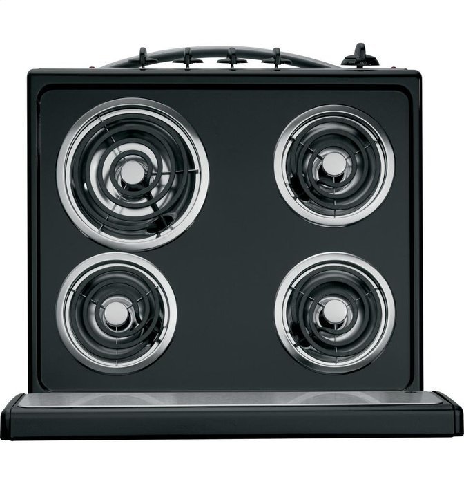 QuickClean 24" Electric Range with 4 Coil Elements 3 cu. ft. Manual Clean Traditional Oven and Chrome Drip N2