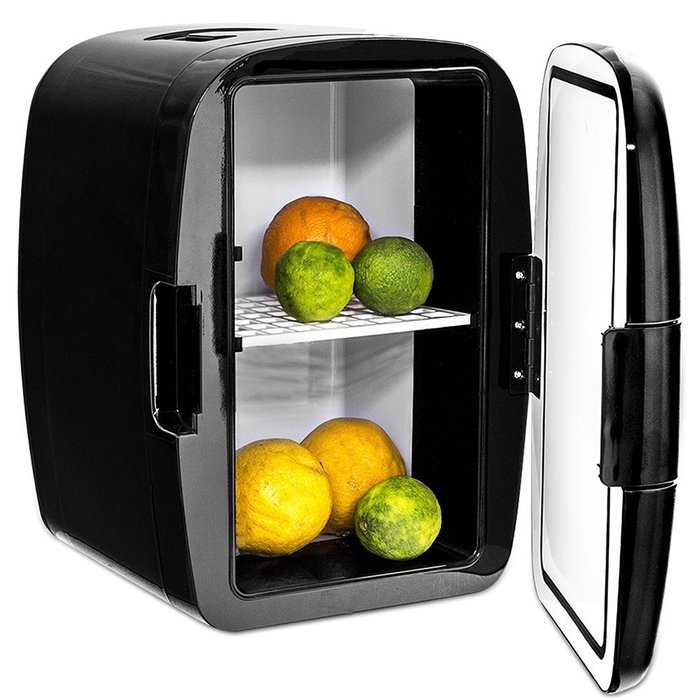 Magnasonic Portable 8 Can Mini Fridge Cooler & Warmer, 5L Capacity, Fully Insulated, Thermoelectric, 110V & 12V... N4