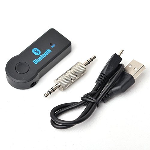 Wireless Bluetooth 3.5mm AUX Audio Stereo Music Home Car Receiver Adapter Mic N10