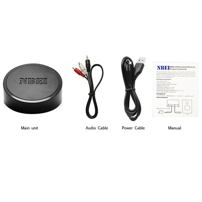 Spritech(TM) Bluetooth Stereo Receiver Supports A2DP AVRCP Provides Wireless Connection of Home Audio Systems N3
