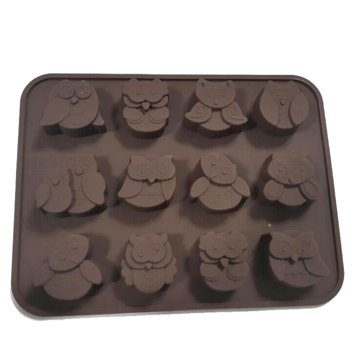 Yunko Silicone Bakeware Mold Owl Sharp Pudding Mold Ice Cube Candy ...