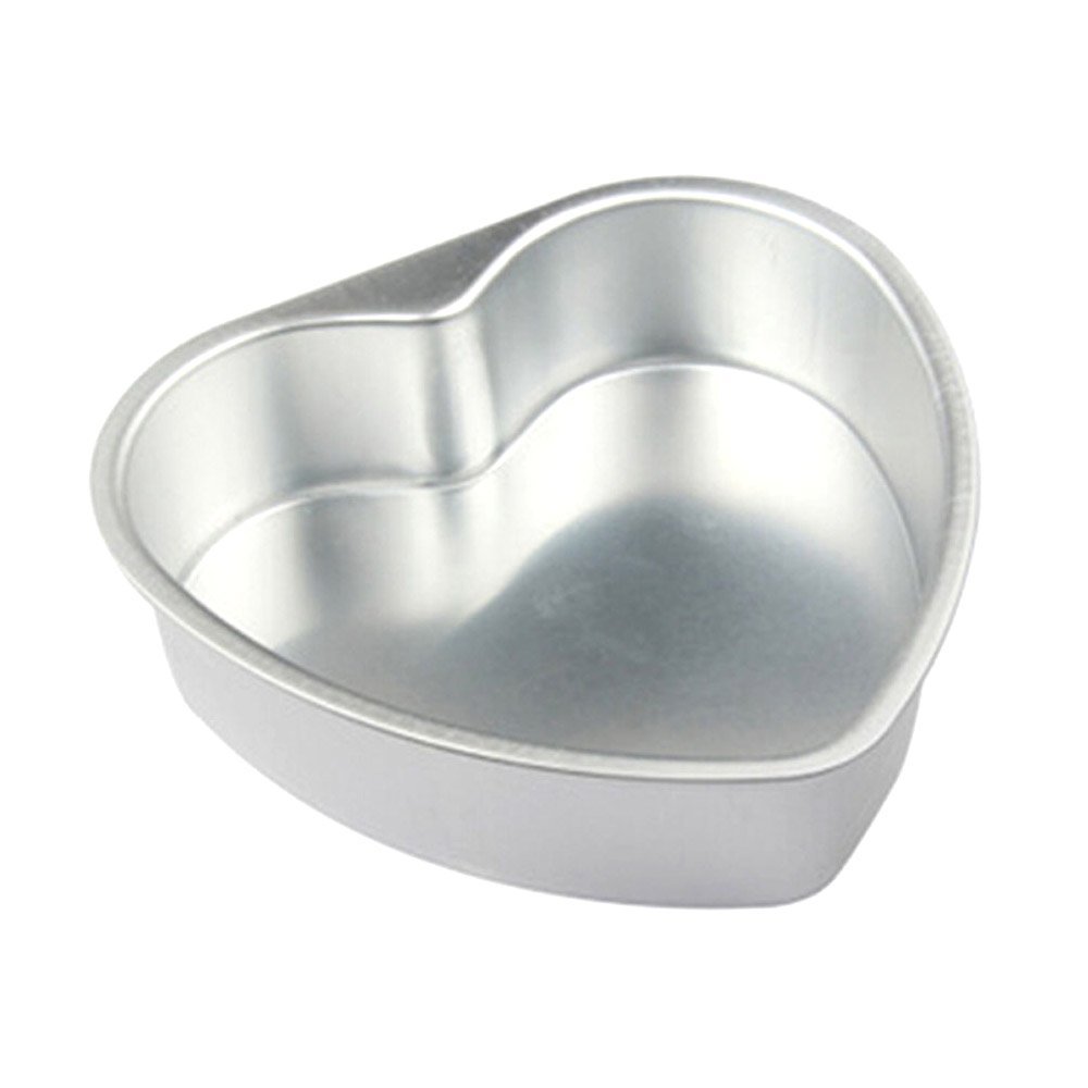 Hanperal 6 inch heart shaped cake pan with removable bottom n6 free