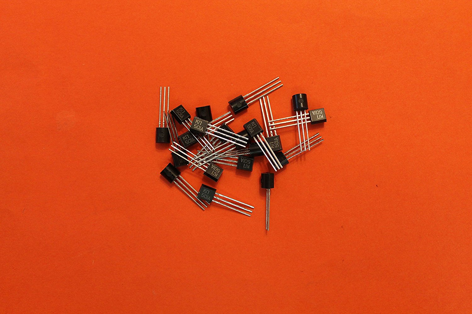 Transistors silicon KP501A analogue ZVN2120 USSR 20 pcs free image download