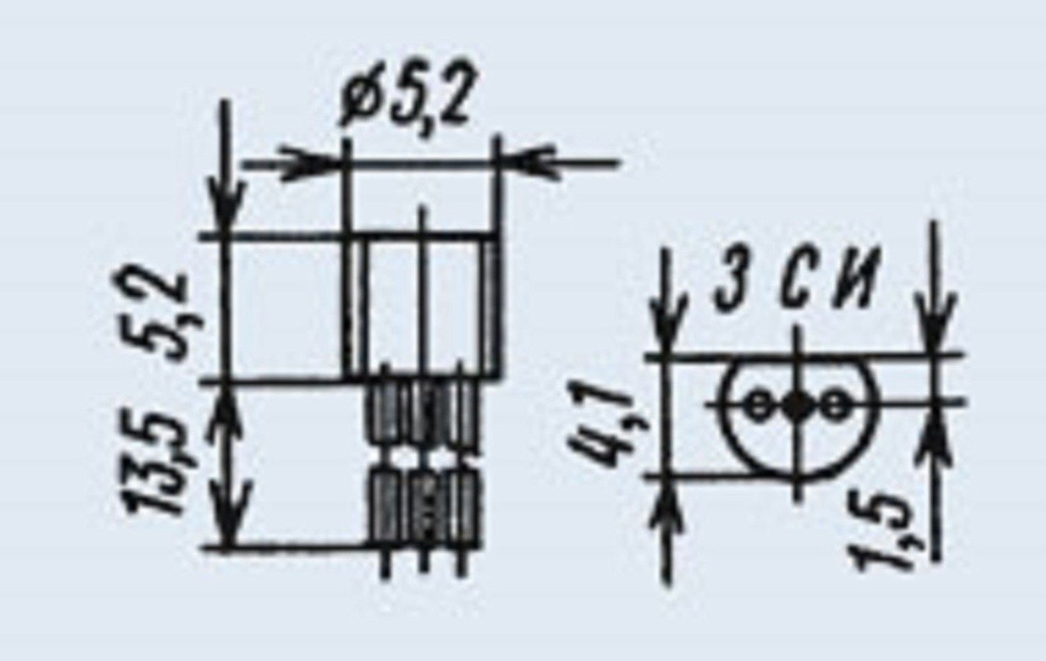 Transistors silicon KP501A analogue ZVN2120 USSR 20 pcs N2 free image ...