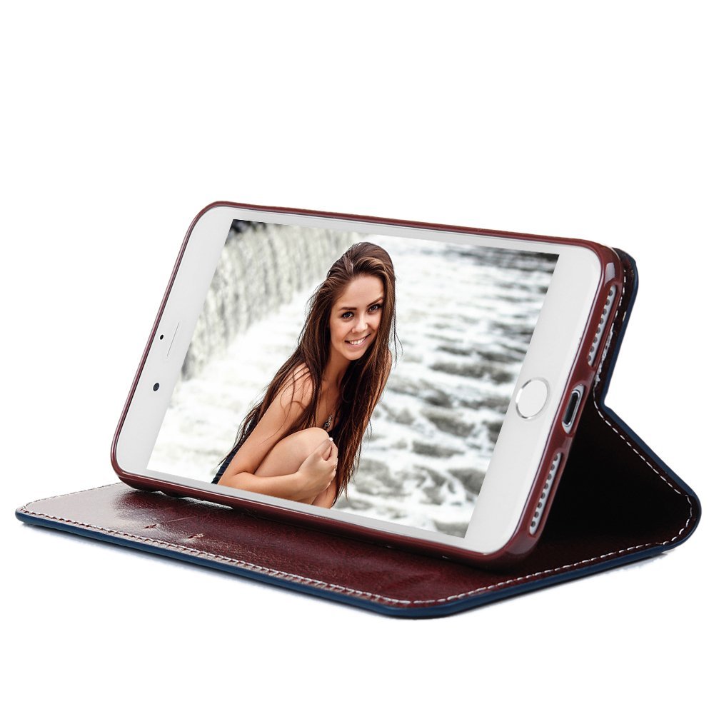 IPhone 7 Case (4.7 inch) - Book Style Wallet Stand Case Magnetic Smart ...