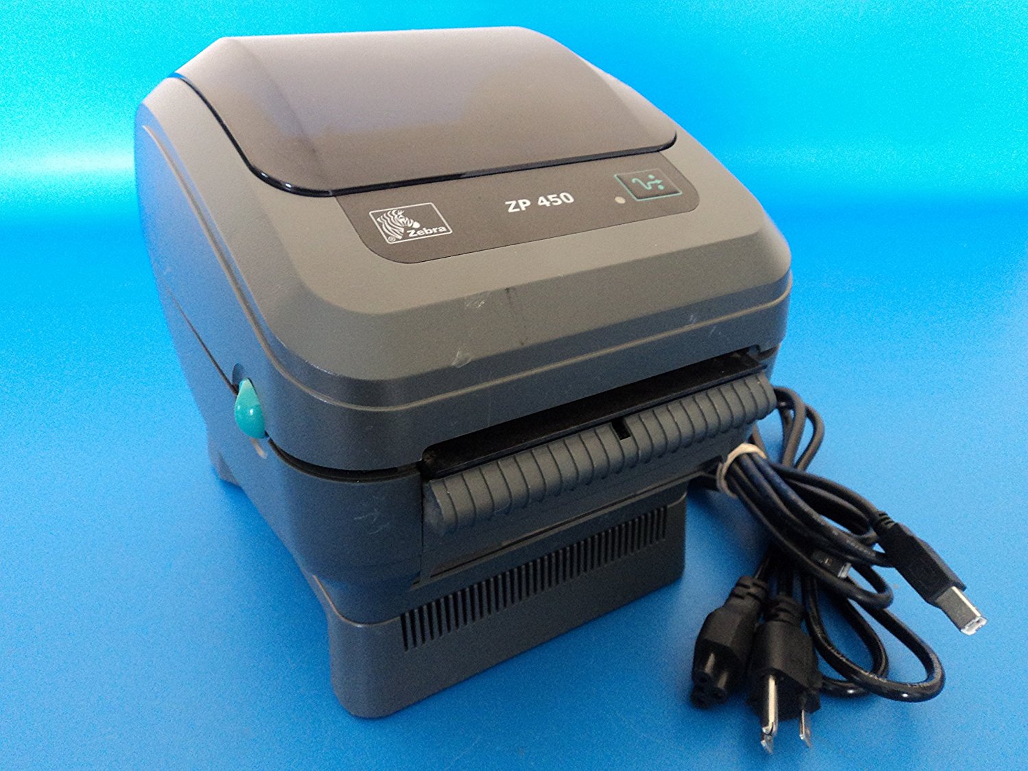 Zebra Zp 450 Usb Thermal Label Printer With Cables Zp450 0501 0006a N3 Free Image Download 2413