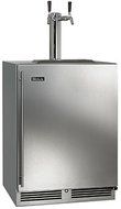 Perlick HC24TO-3-1R2 24" Commercial Series Outdoor Beer Dispenser with Dual Tap Stainless Steel Interior and Complete...
