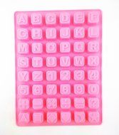 yueton 48 Cavity Silicone Alphabet Letter Number Math Sign Chocolate Candy Ice Cube Tray Mold Cake Decoration... N5