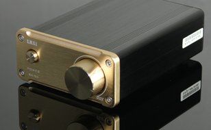 SMSL SA-50 2x50W D-AMP TDA7492 Hi-Fi Stereo Amplifier + Power Adapter - Gold N5