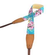 Mavota Blue Flower Camera Shoulder Neck Strap Camera Belt For Canon Nikon Olympus Panasonic Pentax Sony SLR/DSLR... N3