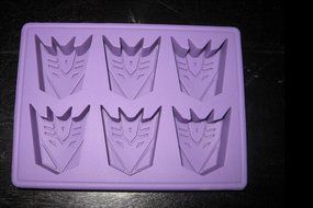 TRANSFORMERS DECEPTICON SILICONE BIRTHDAY CANDY CHOCOLATE MOLD PARTY SUPPLY ICE TRAY N2