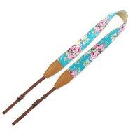 Mavota Blue Flower Camera Shoulder Neck Strap Camera Belt For Canon Nikon Olympus Panasonic Pentax Sony SLR/DSLR... N4