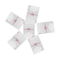CreazyDog&reg; 100 PCS Lovely Cake with a bow Design Gift Bags Candy Wrapping Paper