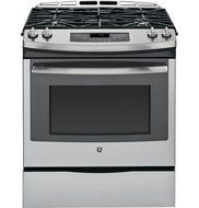 GE JGS650SEFSS 30" Stainless Steel Gas Slide-In Sealed Burner Range N2