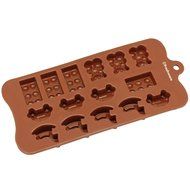 Freshware CB-607BR Silicone Break-Apart Chocolate, Protein and Energy Bar Mold N11