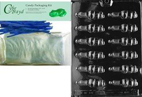 Cybrtrayd D012 Chocolate Candy Mold, Spark Plugs Dads and Moms N3