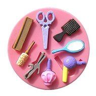 Y&amp;XL&amp;H Comb Mirror Blower Makeup Tools Fondant Cake Molds Chocolate Mould