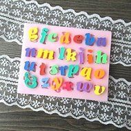 Y&amp;XL&amp;H Lowercase Letter Shaped Bake Fondant cake mold,L8.2cmW6.5cmH0.7cm