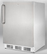 Summit ALB651LX ADA Compliant Compact Refrigerator with Adjustable Wire Shelves, Adjustable