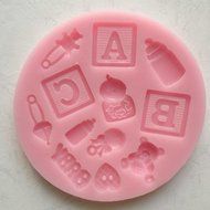 Food Grade BABY SCHOOLING SILICONE MOULD, non stick sugarcraft Sugar paste, Chocolate, Fondant, Butter, Resin,...