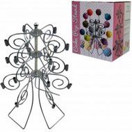 2-Pack Swirly Cake Pop Lillipop Stand Holder (Holds 18 Cake Pops/Candies) Gift Set Plus 1 Pack of 6-Inch Cake... N4