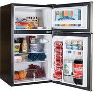 Haier 3.2 cu ft Refrigerator Virtual Steel