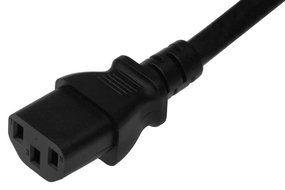 SF Cable, 6ft 14 AWG C13 to C14 Power Cord Extension (IEC320 C13 to IEC320 C14) SJT 15 Amp 250V N4