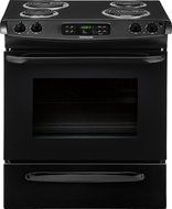 Frigidaire FFES3015PB30" Black Electric Slide-In Coil Range