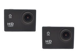 Matego 1080P HD Sports Action Camera,30M Waterproof Outdoor Camping DV Camcorder With 1.5 Inch Screen(Black) N3