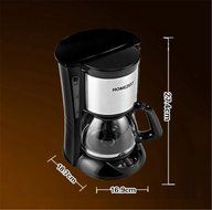 Royal- CM-823 American Style Fully Automatic Drip Coffee Machine Anti-dry Thermal Insulation Coffee Pot 0.65L