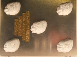 Human Heart Truffle Candy Mold H159 Halloween Chocolate Candy Mold