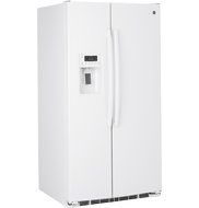 GE GSS25GGHWW 25.4 Cu. Ft. White Side-By-Side Refrigerator N8