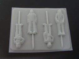 Star Wonders Full Body Hard Candy Lollipop Mold Star Wars