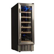 EdgeStar 18 Bottle Built-In Wine Cooler - Black/Stainless Steel N6