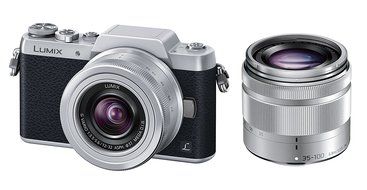 Panasonic DMC-GF7WK Compact System Camera (DSLM) with 12-32mm + 35-100mm Kit - International Version (No Warranty) N2