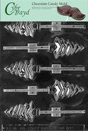 Cybrtrayd C035 Christmas Tree Lolly Life of the Party Chocolate Candy Mold with Exclusive Cybrtrayd Copyrighted...