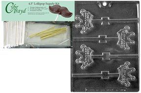 Cybrtrayd K139 Princess Crown Pops Chocolate Candy Mold with Exclusive Cybrtrayd Copyrighted Chocolate Molding... N3