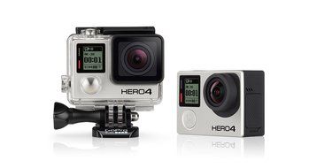 GoPro HERO 4 Black Edition Waterproof Sports &amp; Action Camera with Standard Housing, 3-way Pivot Arm and 2 Adhesive... N7